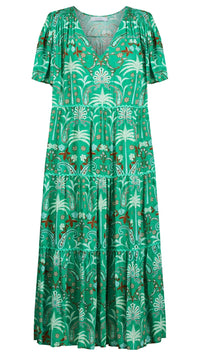 Haiti Maxi Dress Palms