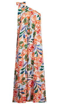 Baja One Shoulder Dress Tide