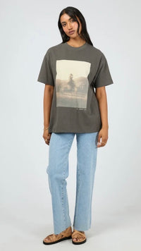 Yellowstone Relaxed Tee Charcoal