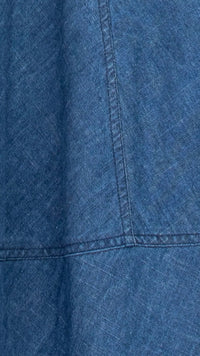 Guru Skirt Mid Wash Denim