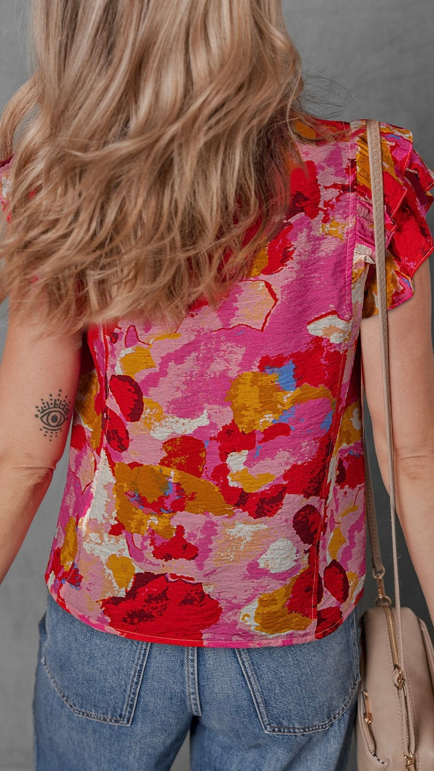 Happy Hour Ruffle Tank