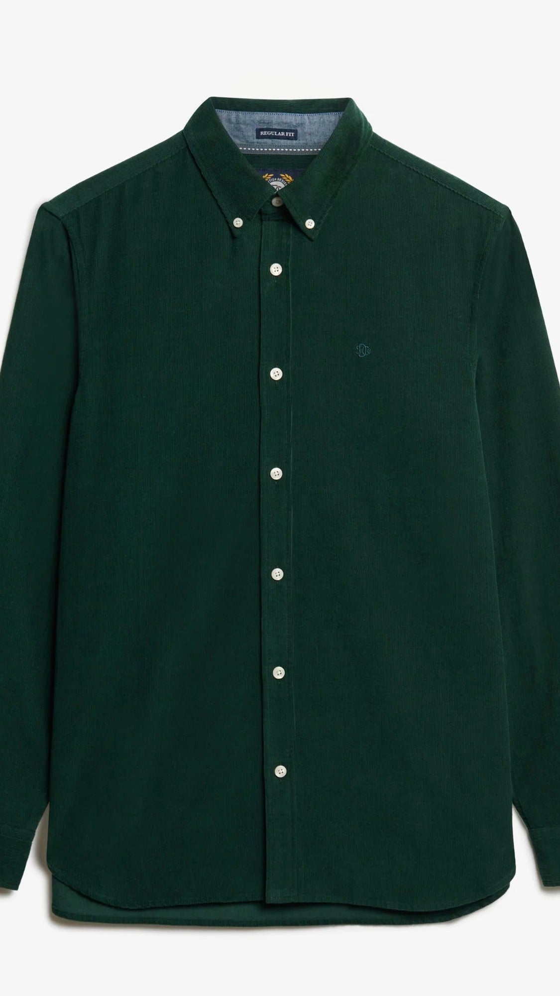 Classic Needle Cord Shirt Green