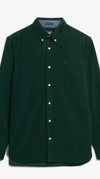 Classic Needle Cord Shirt Green