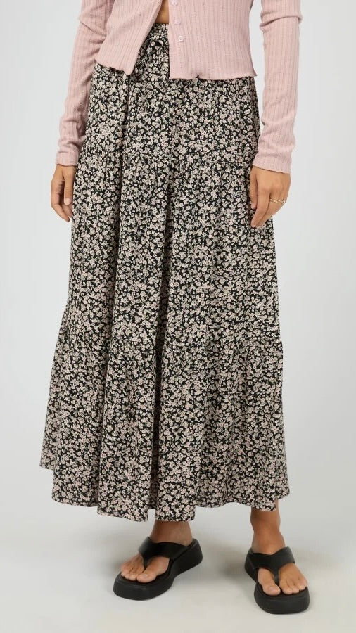 Rhea Maxi Skirt Black