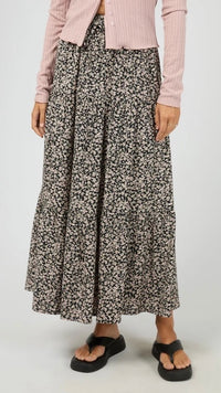 Rhea Maxi Skirt Black