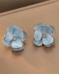 FME359 Flower Enamel Blue