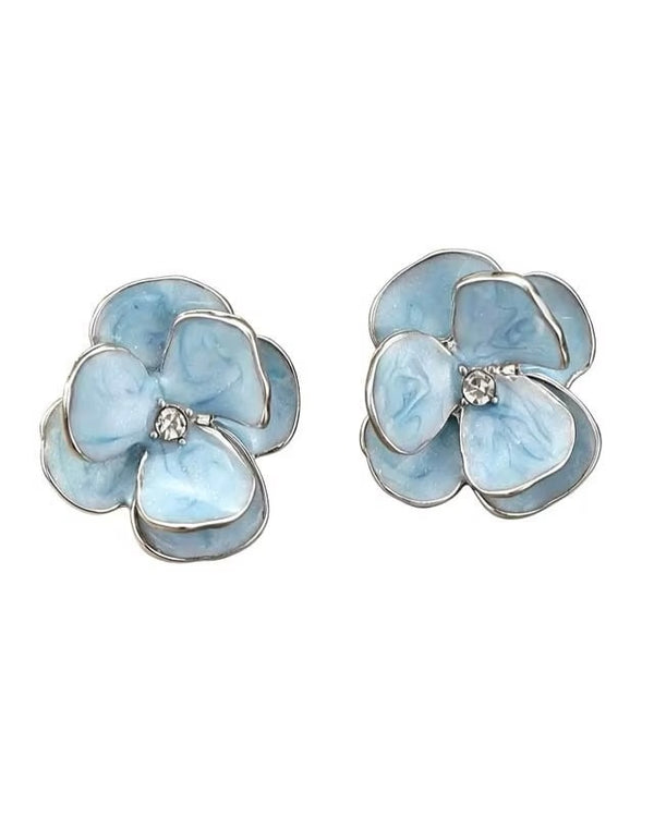 FME359 Flower Enamel Blue