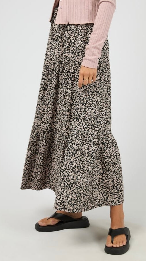 Rhea Maxi Skirt Black