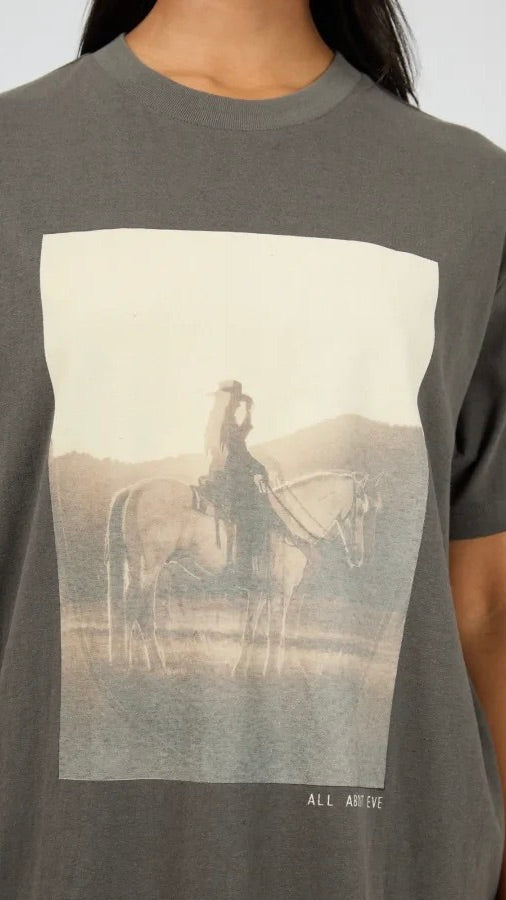 Yellowstone Relaxed Tee Charcoal
