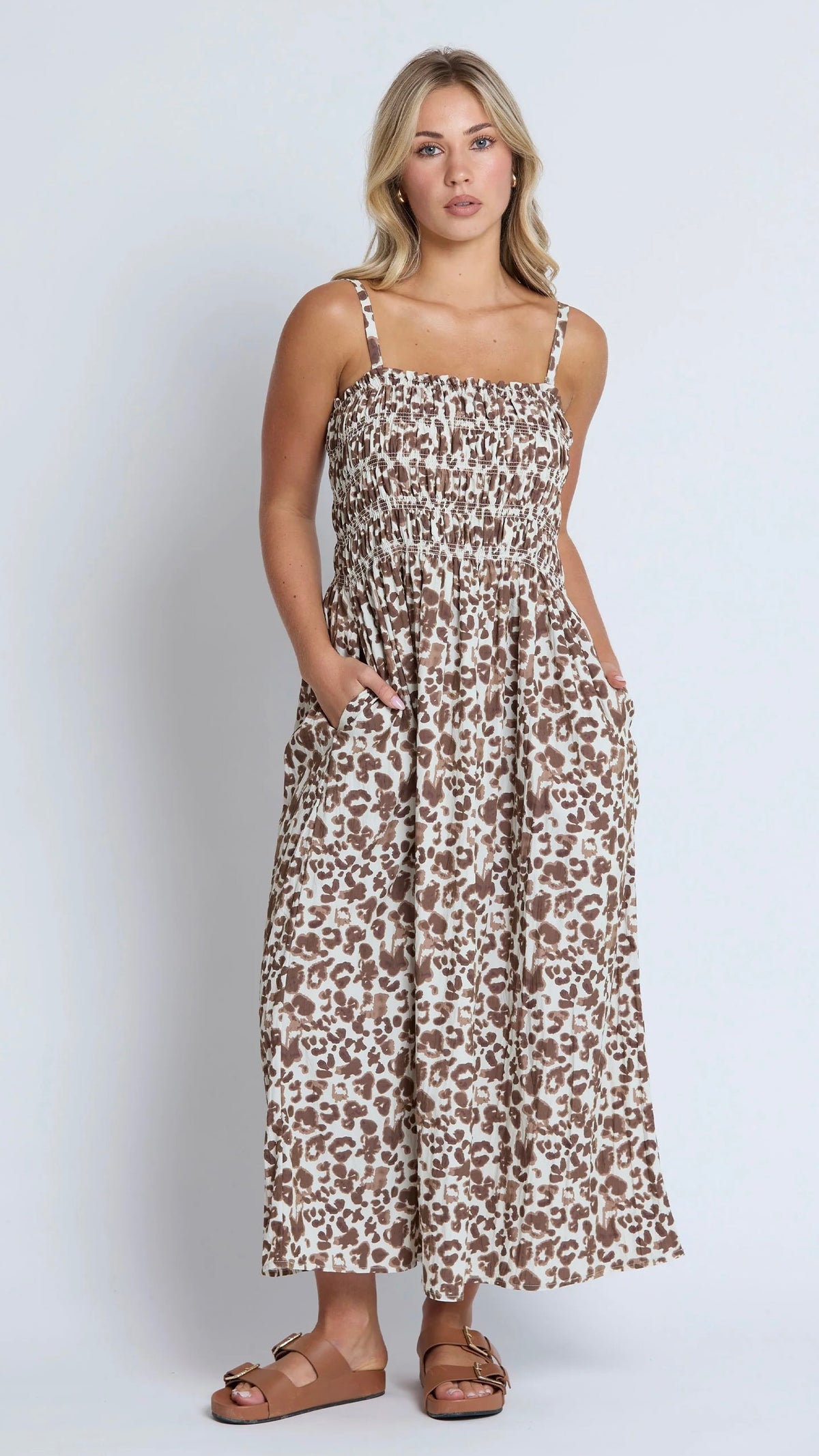 Beckett Dress Summer Leopard