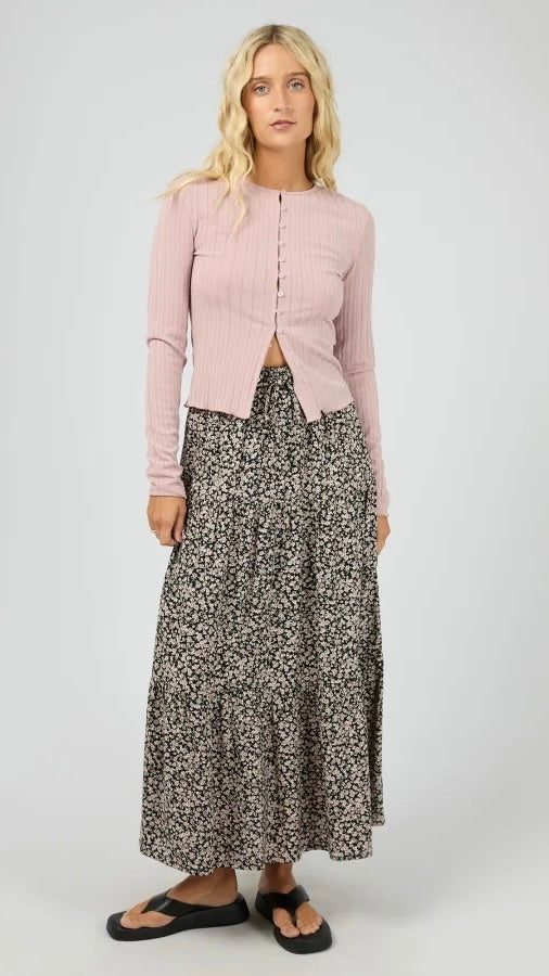 Rhea Maxi Skirt Black