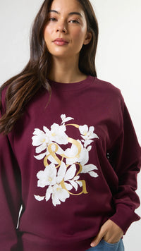 Essential Sweat Burgandy Beauty Blooms