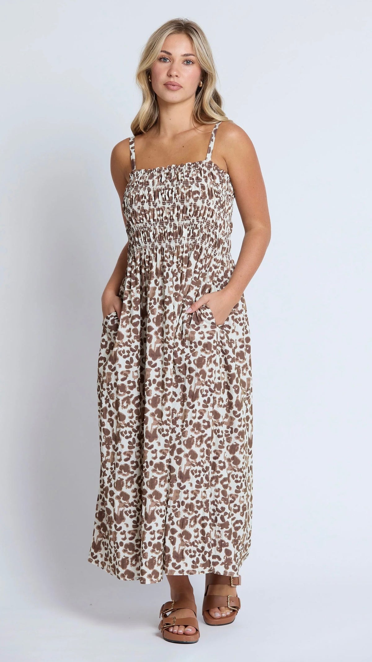 Beckett Dress Summer Leopard