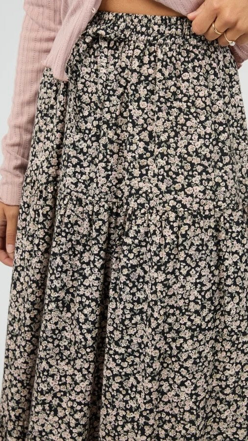 Rhea Maxi Skirt Black