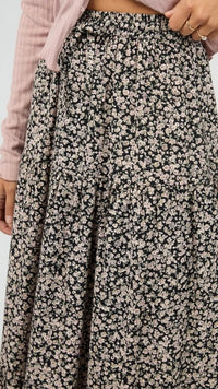 Rhea Maxi Skirt Black