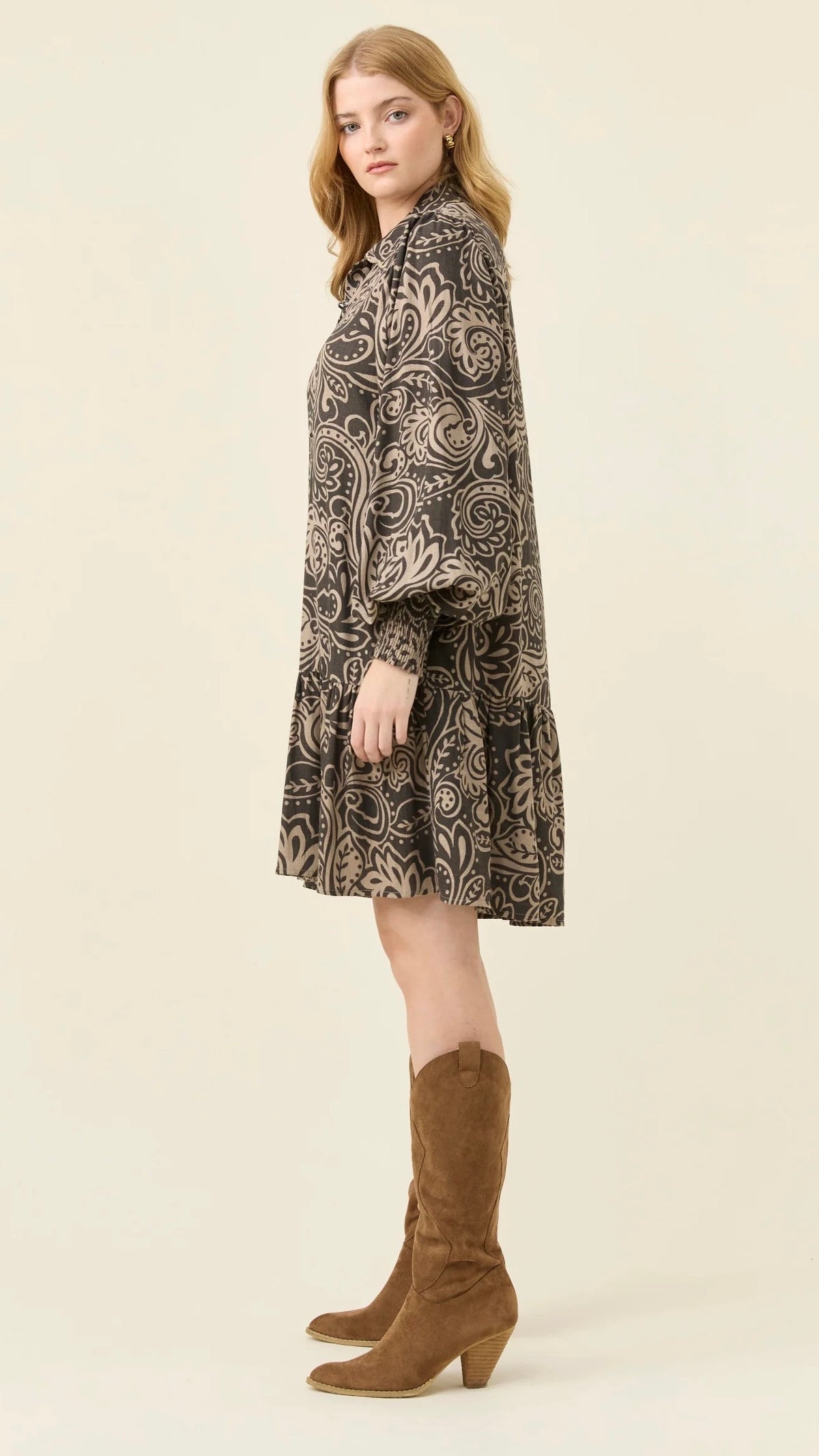 Grace Shirt Dress Paisley