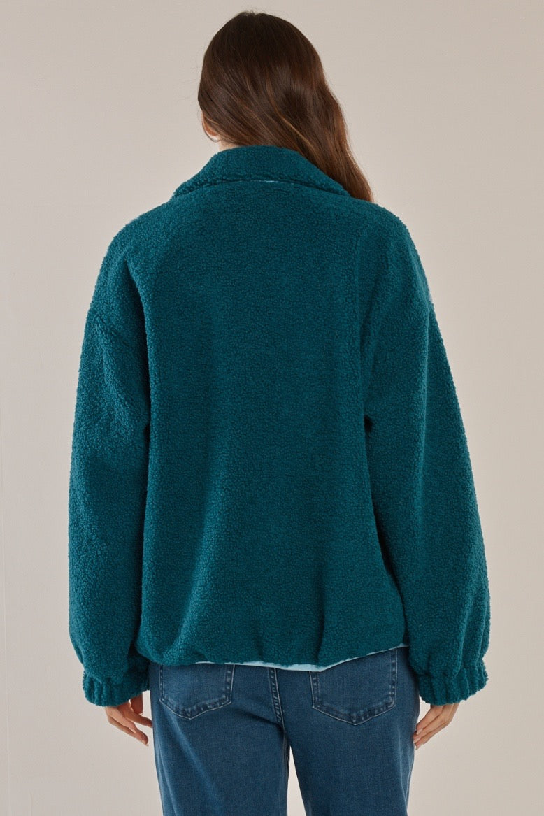Jayne Fleece Teal