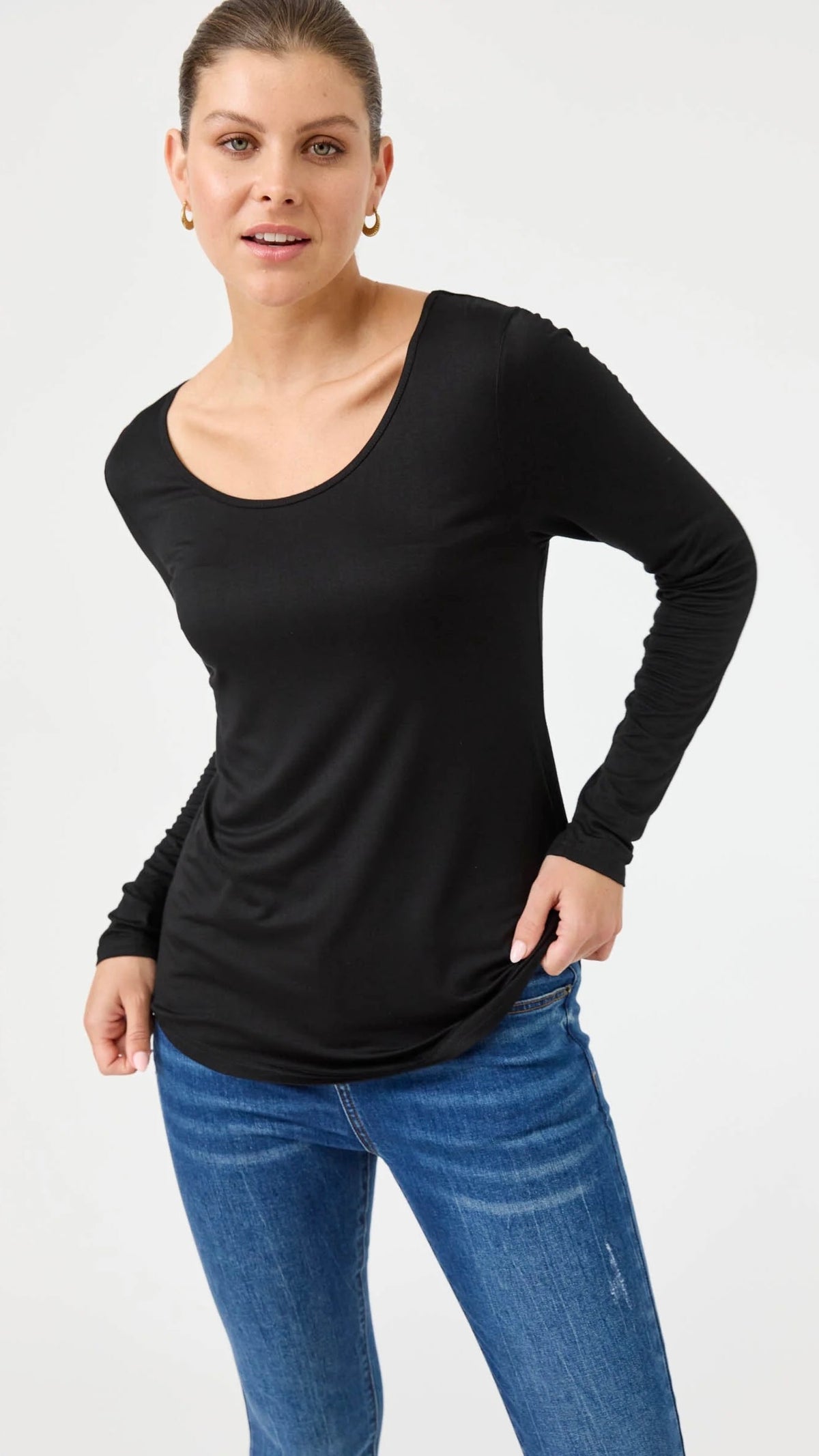 Basic Long Sleeve Carbon