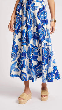 Gaia Maxi Skirt Azure