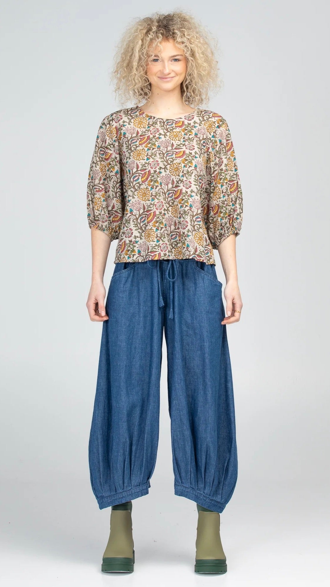 Guru Pant Mid Wash Denim