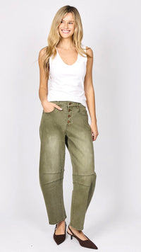 Carson Barrel Jeans Khaki