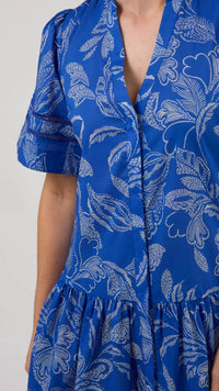 Eugenie Dress Corfu Cobalt