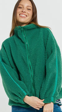 Aubrey Fleece Green