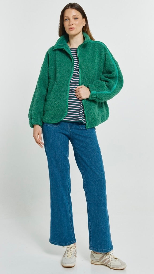 Aubrey Fleece Green
