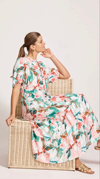 Alegria Tiered Maxi Dress Estate