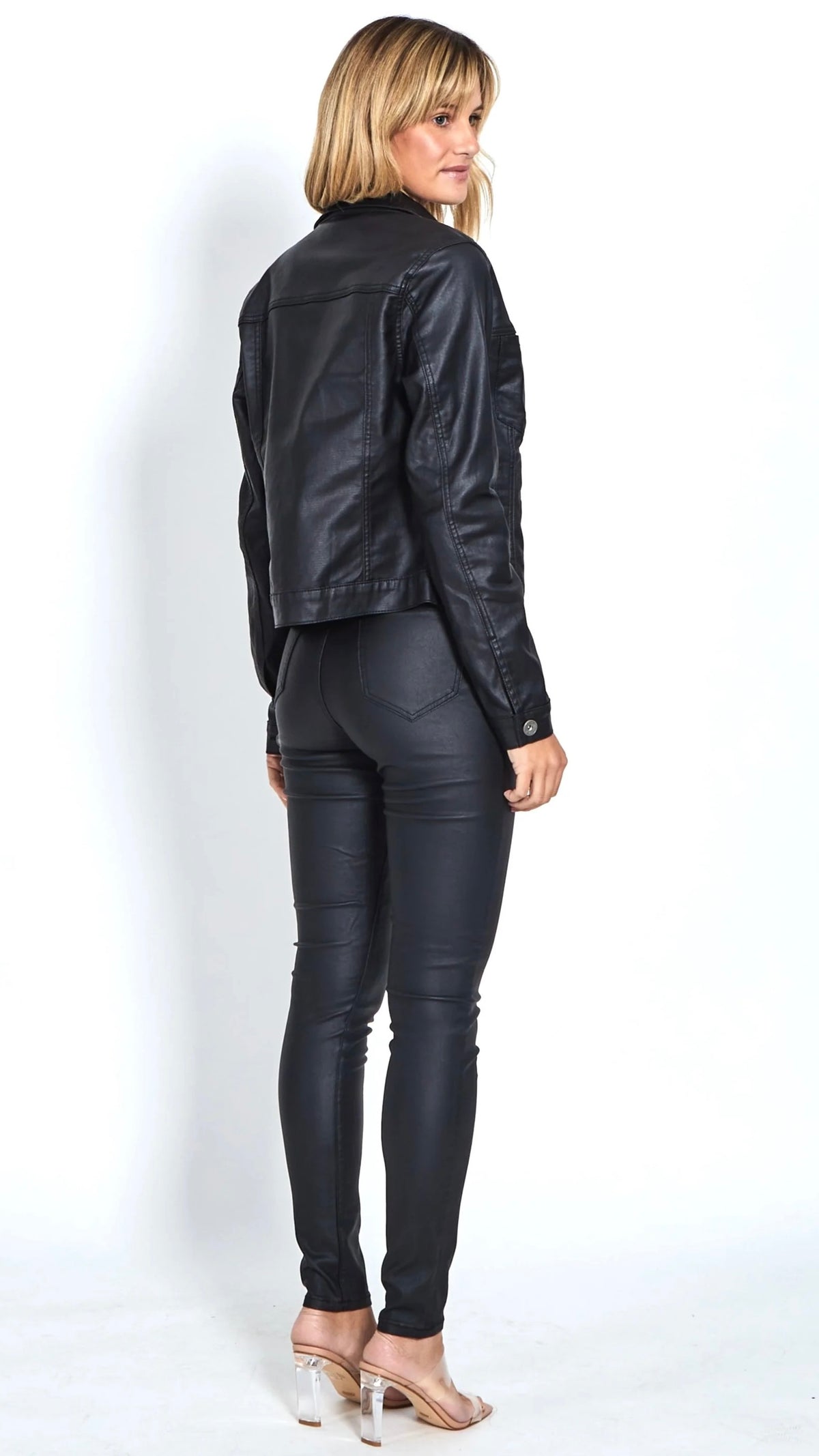 Rowan Jacket Wax Look Black