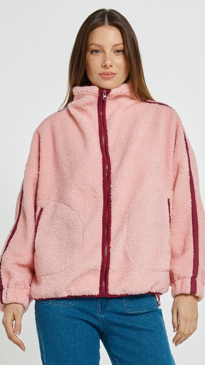 Aubrey Fleece Pink Plum