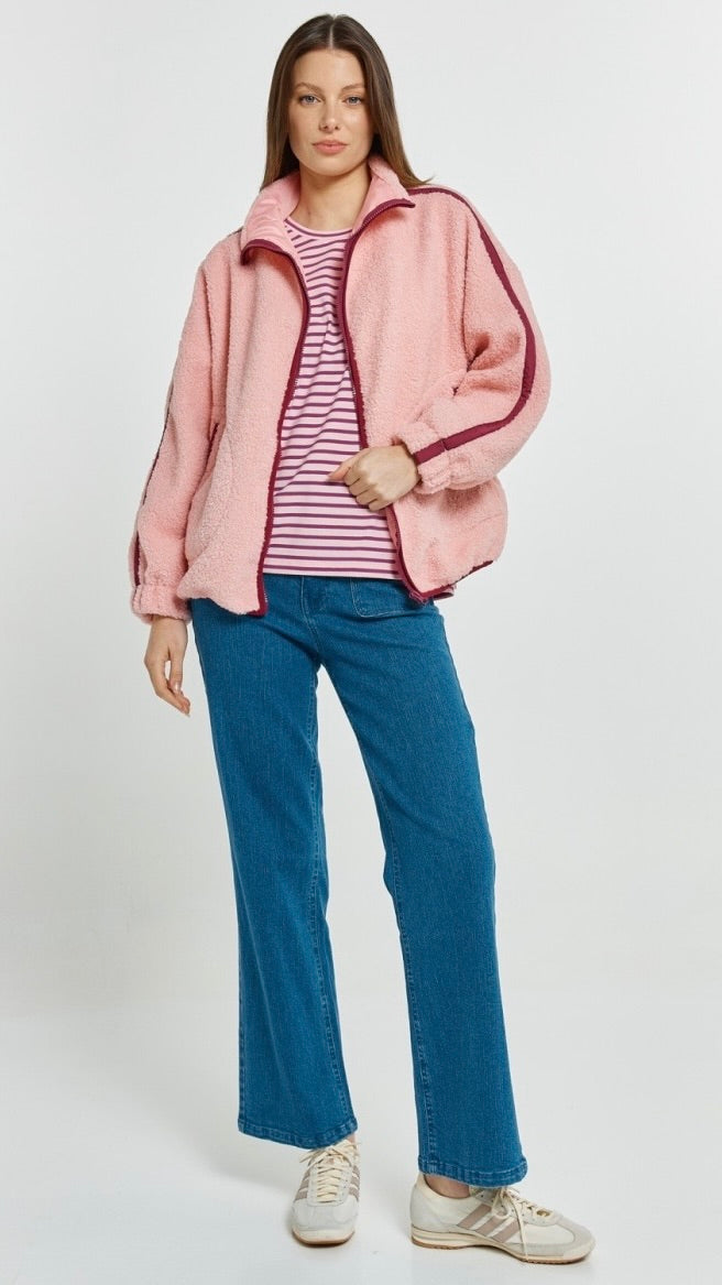 Aubrey Fleece Pink Plum