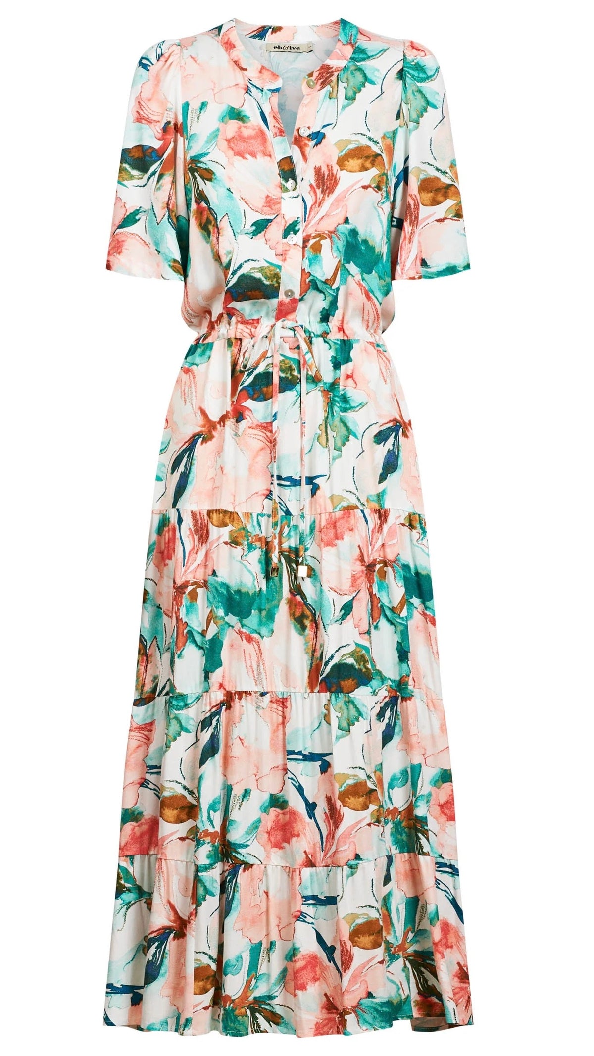 Alegria Tiered Maxi Dress Estate