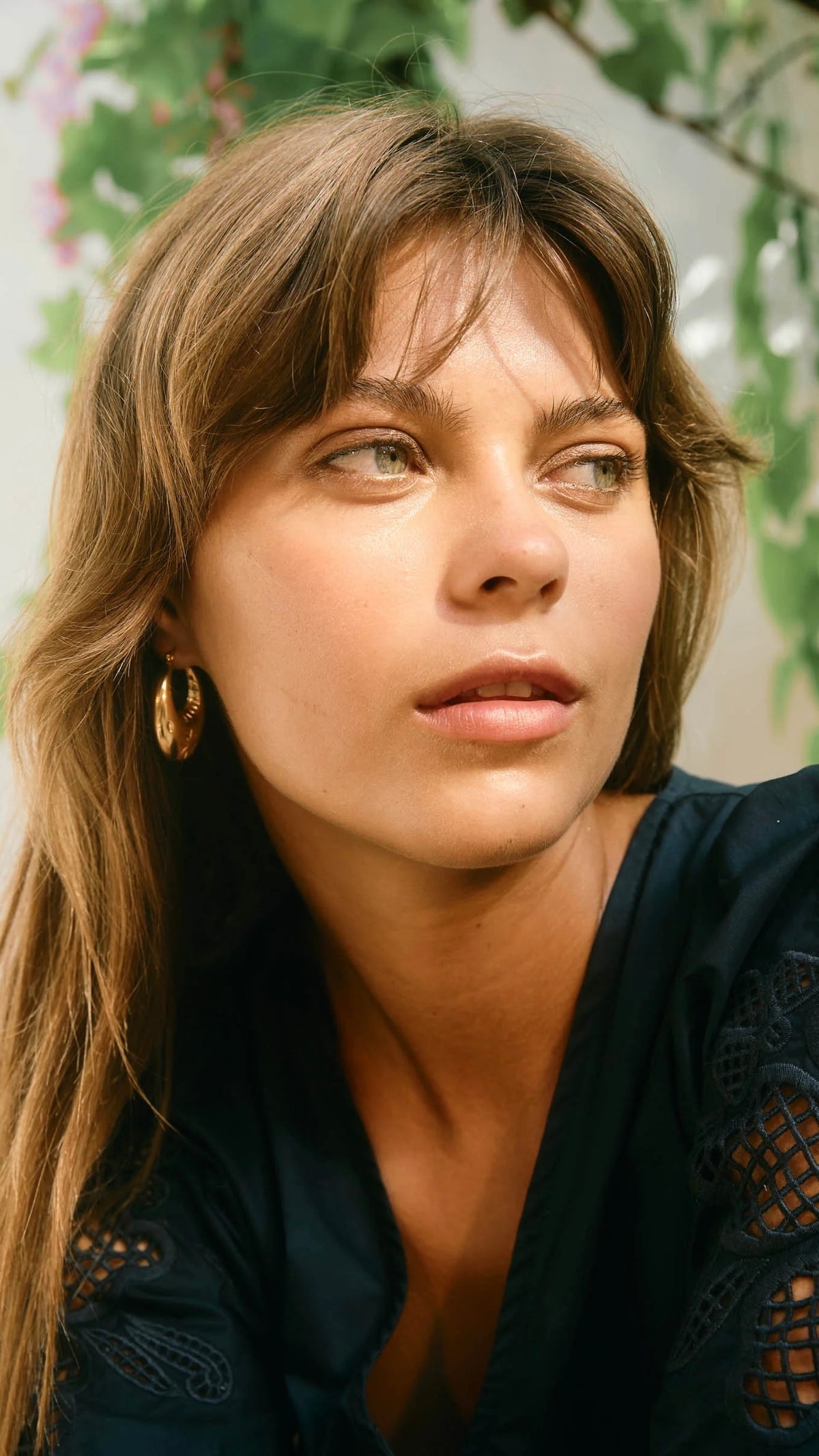 Oline Flower Earring Hoop