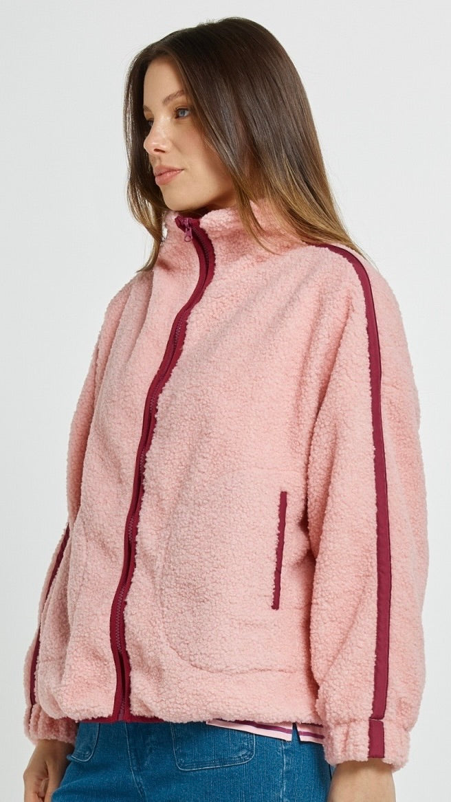 Aubrey Fleece Pink Plum