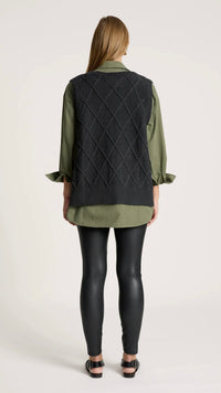 Liora Knit Vest Char