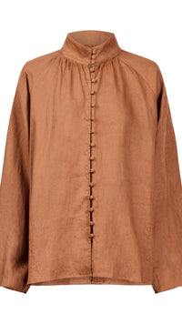 Bajau Button Shirt Clay