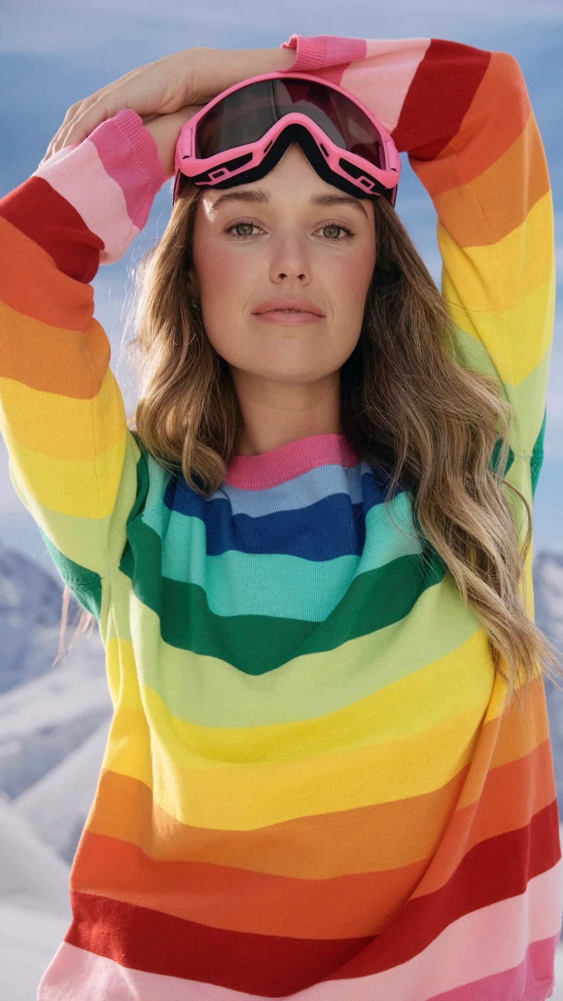 Vermont Stripe Jumper Rainbow