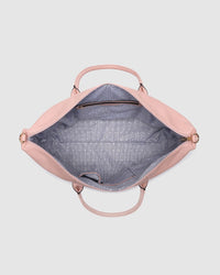Alexis Stripe Weekender Travel Bag Blush Stripe