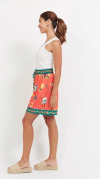 Cabana Short Brasil Coral