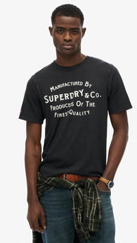 Copper Label Relaxed Tee Washed Black
