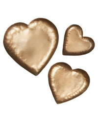 Luxe Heart Set Brass