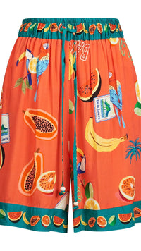 Cabana Short Brasil Coral