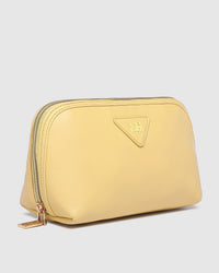 Greta Makeup Bag Lemon