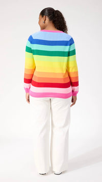 Vermont Stripe Jumper Rainbow