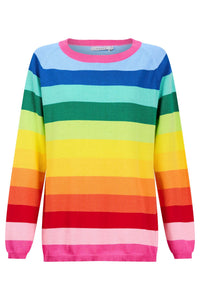 Vermont Stripe Jumper Rainbow