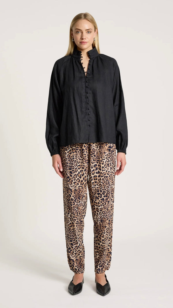 Bajau Button Shirt Black