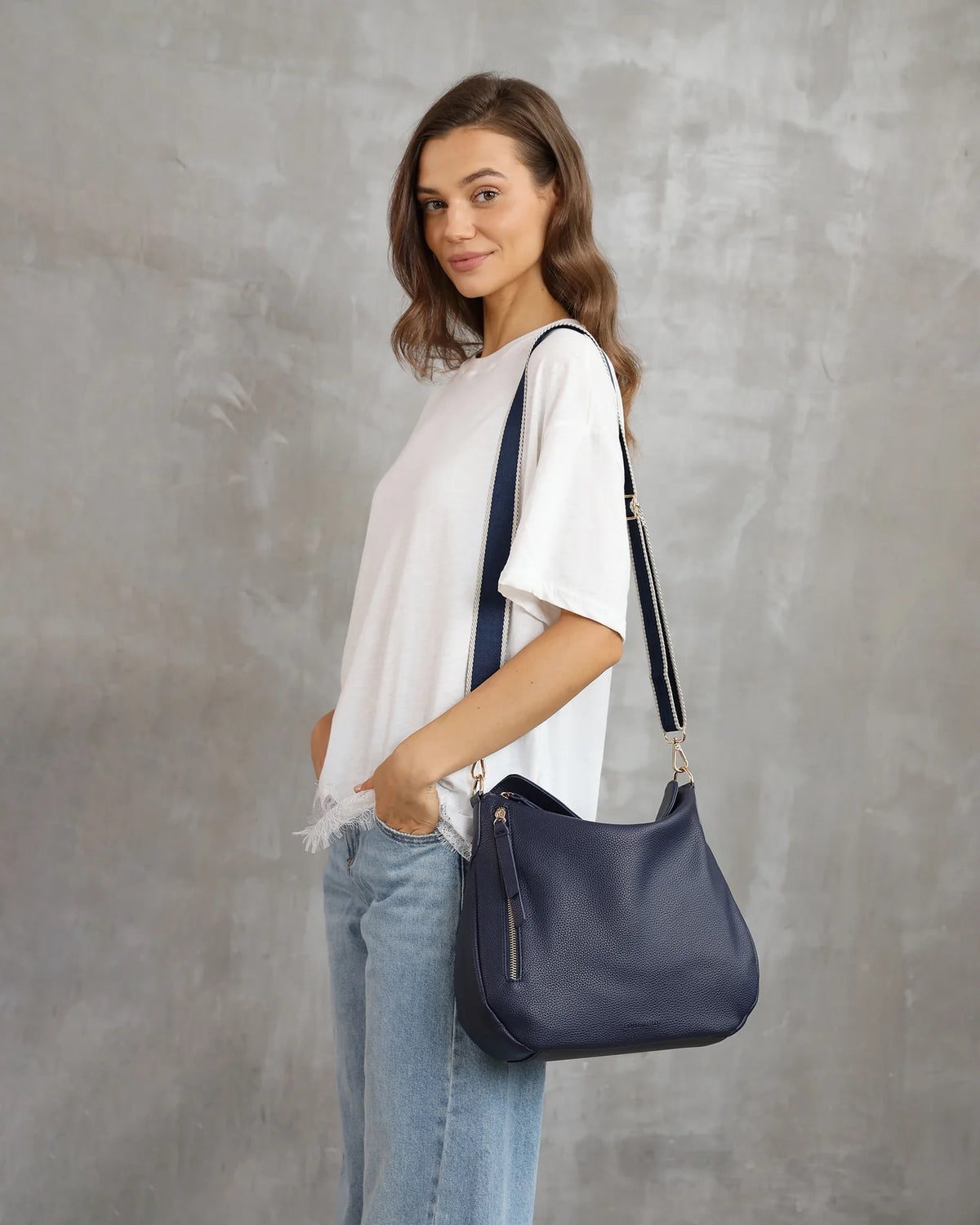 Nadia Shoulder Bag Navy