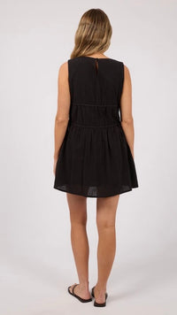 AAE Heidi Ruched Mini Dress Black