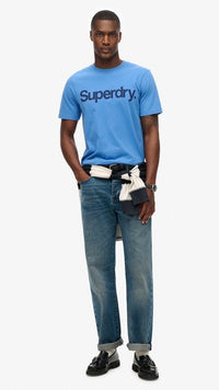 Superdry Core Logo Tee Monaco Blue